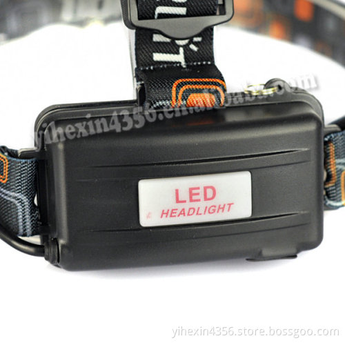 Headlamp for Fishing Blue Light Boruit T6+2XPE LED Headlight 3 Modes